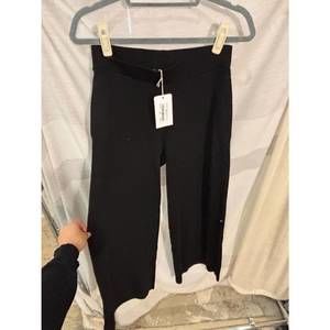 NEW GRP1 KNITS women's flowy ankle pant with pockets in black